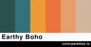 earthy boho color palette