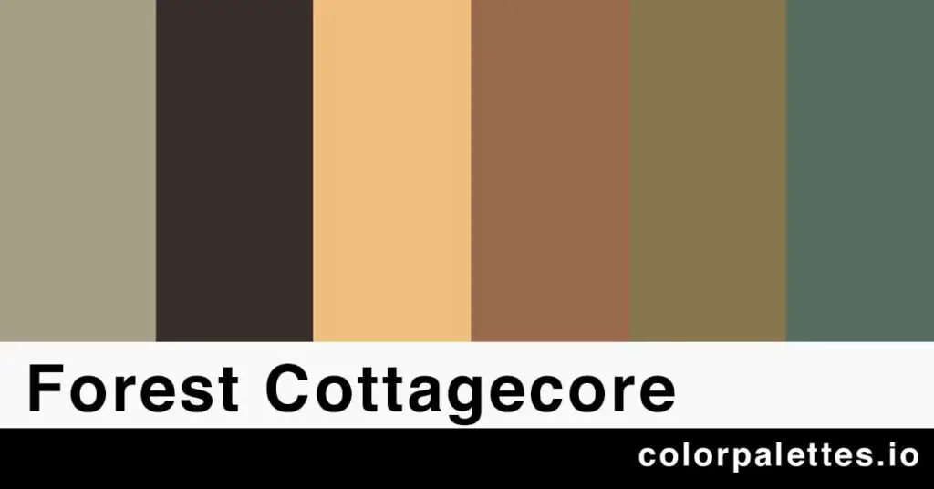 Forest Cottagecore Color Palette