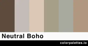 neutral boho color palette