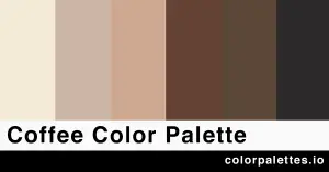 coffee color palette