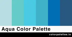 aqua color palette