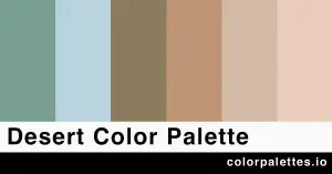 desert color palette