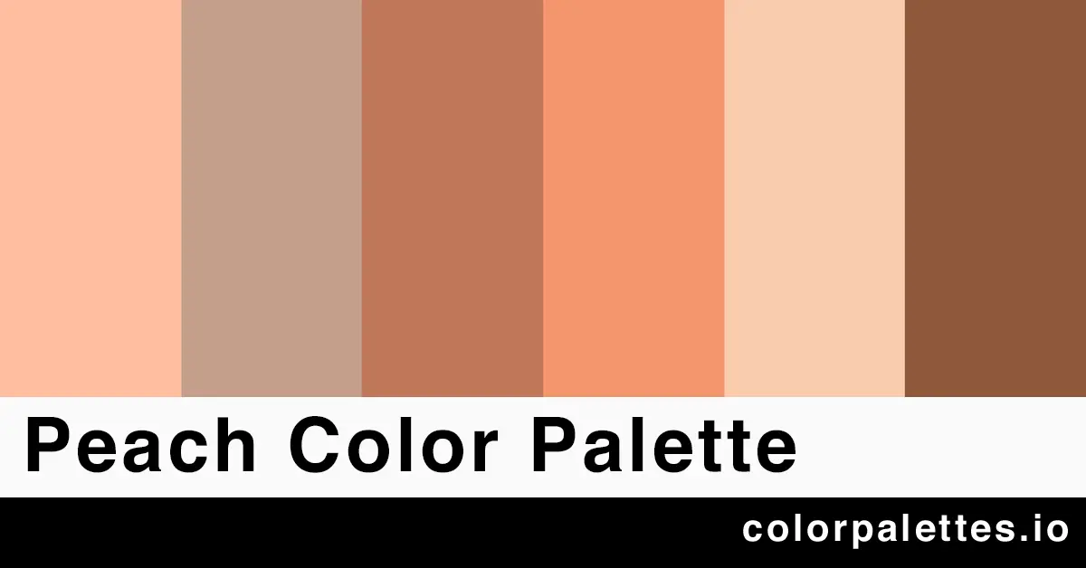 peach aesthetic color palette