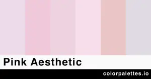pink aesthetic color palette